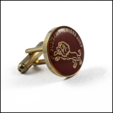 Personalizado de metal de la ropa Cufflink Epoxy-Dripping Cufflink (GZHY-XK-015)